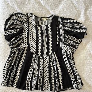 Aztec design blouse